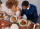 Bride and groom at a City Barbeque–catered wedding